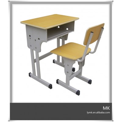 used school furniture for children's education single student desk and chair for sale