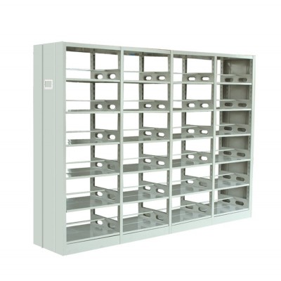 wrought iron columns used library shelving metal book rack