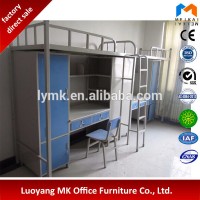 Dormitory Style Metal BunkBed Manufacturers dormitory bunk bed with desk