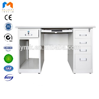 Office furniture 8 drawer steel writing table from China