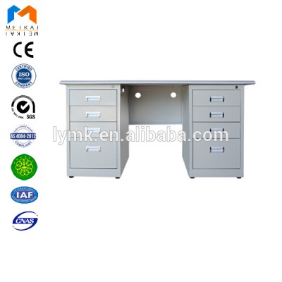 HANDINHAND OD-K2A modern design office table PVC wooden top office table with double bucket and a middle drawer